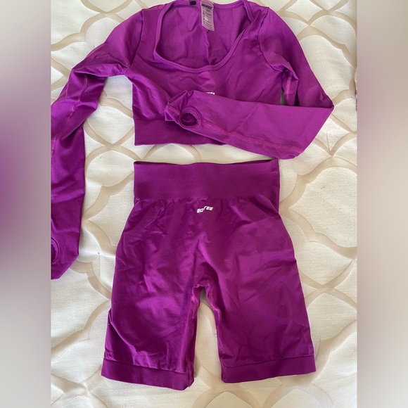 Bo&Tee Plum Set - Scrunch Butt - Picture 3 of 4